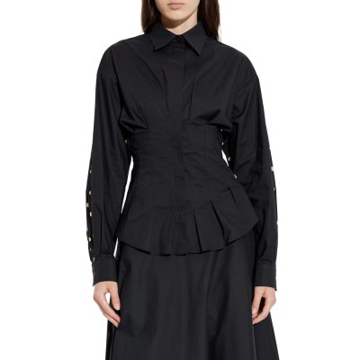 THE POLKA-DOT PLEATED SHIRT